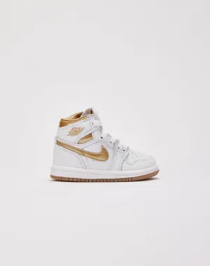 Jordan Air Jordan 1 Retro High OG 'White and Gold' Toddler