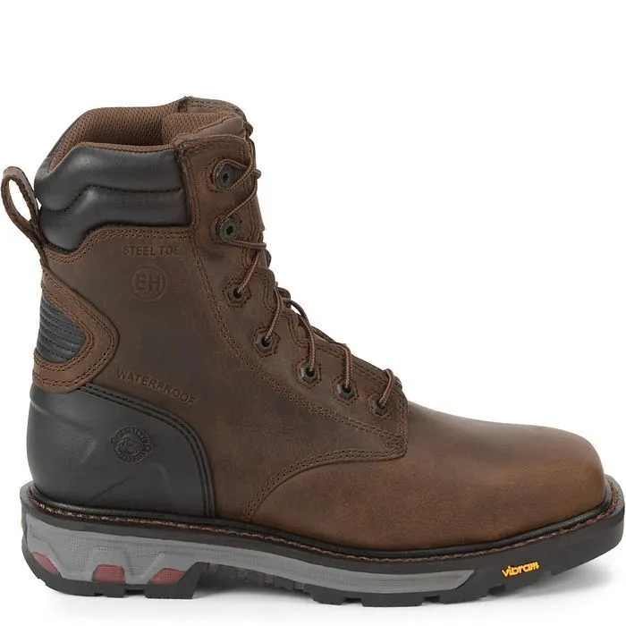 Justin Boots Mens Pipefitter 11" #WK201 Color Brown