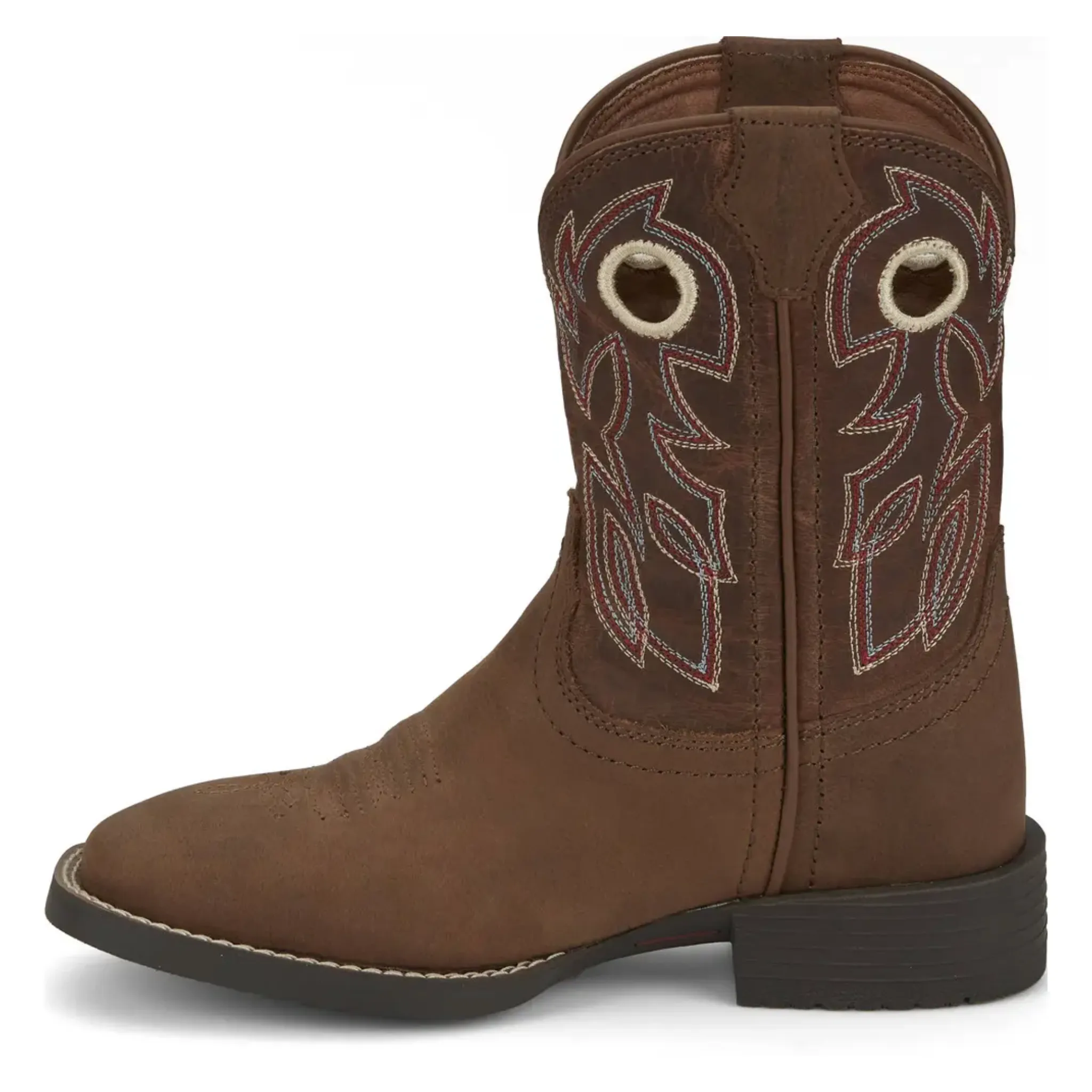 JUSTIN KIDS BOWLINE JUNIOR SQ TOE WESTERN BOOT - JK7523