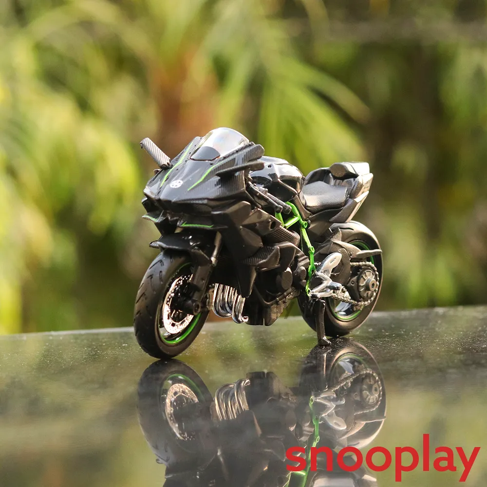 Kawasaki Ninja H2R Diecast Bike Scale Model (1:18 Scale)