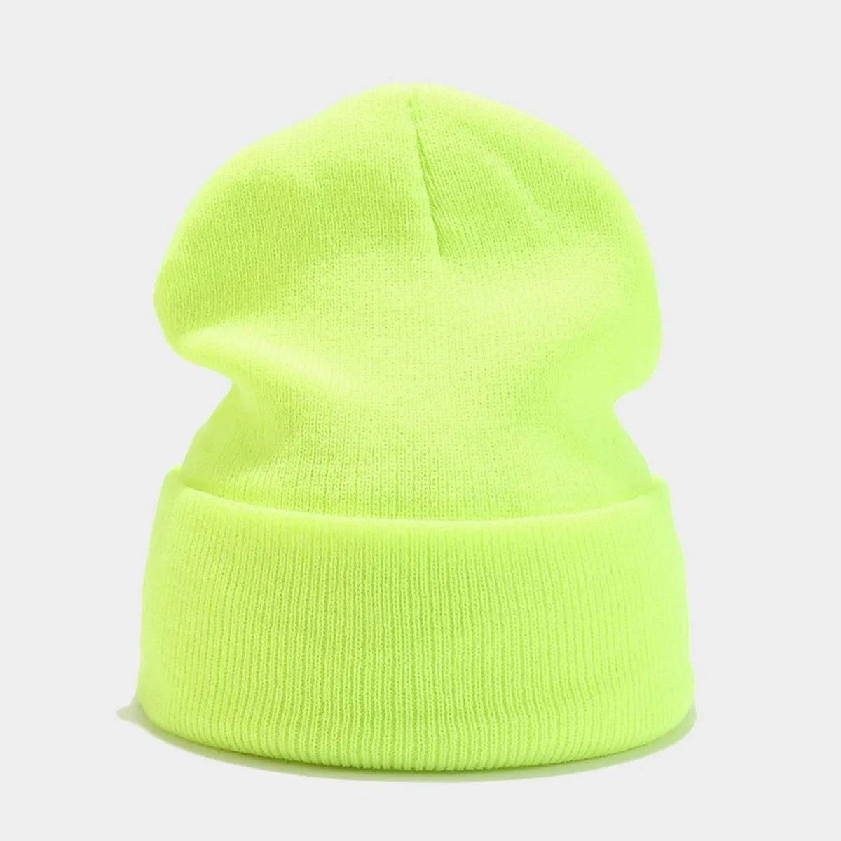 Knit Beanie - Yellow