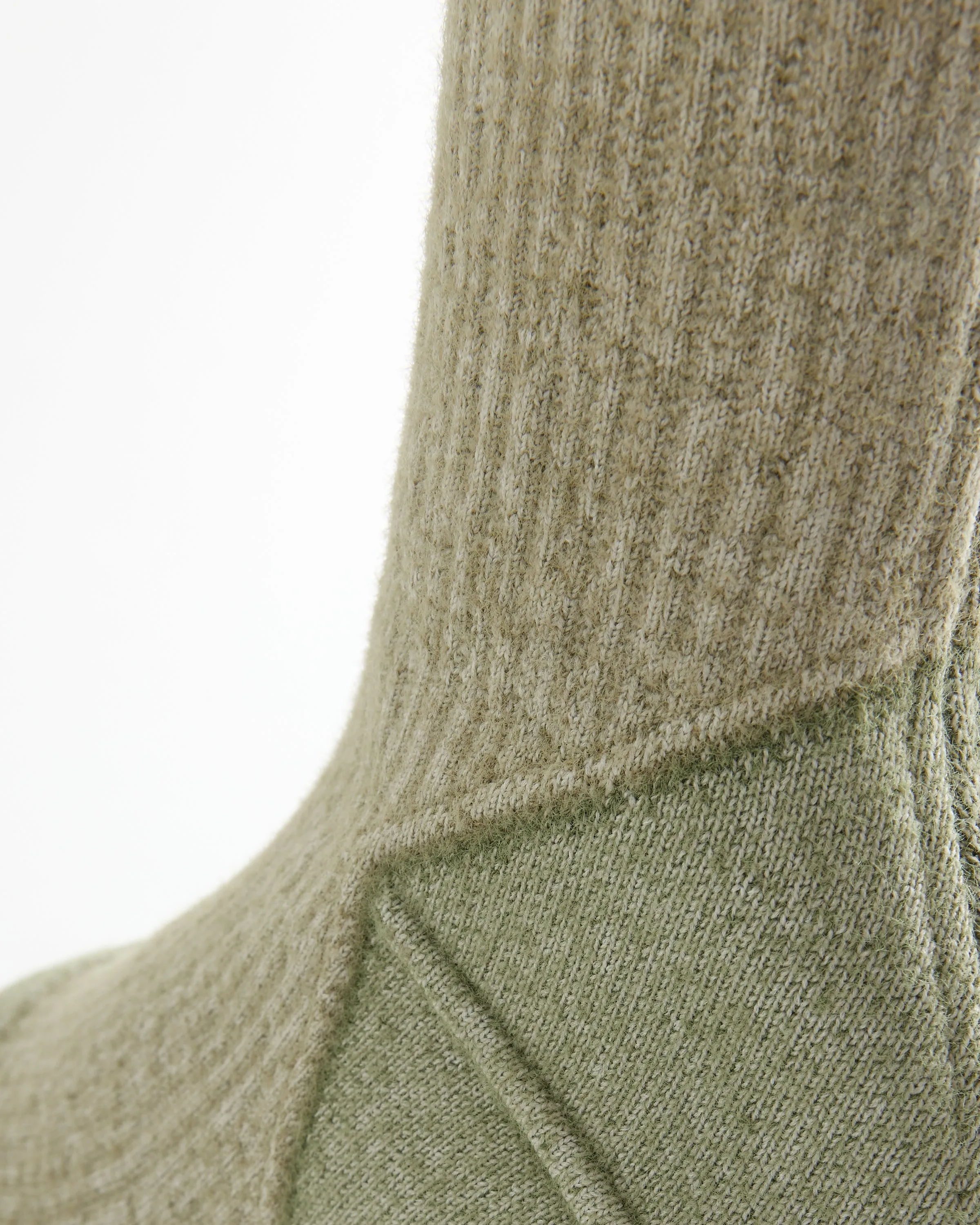 Knit Boots in Light Green