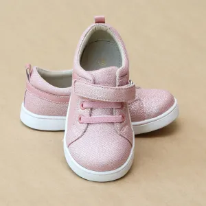 L'Amour Girls Natalie Metallic Pink Flexible Sneaker