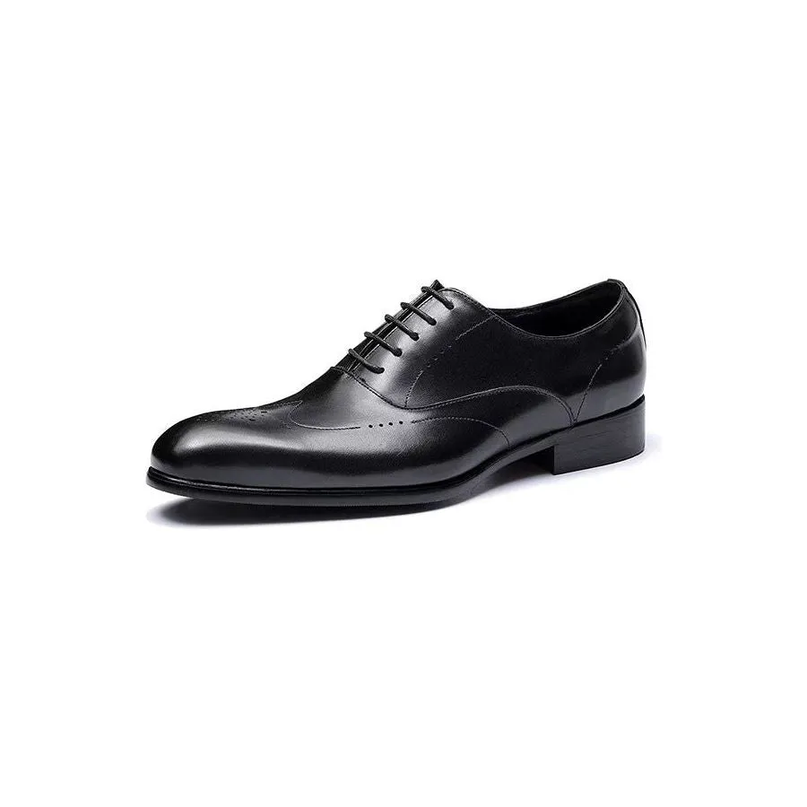 LeatherLux Elegance Oxford Dress Shoes