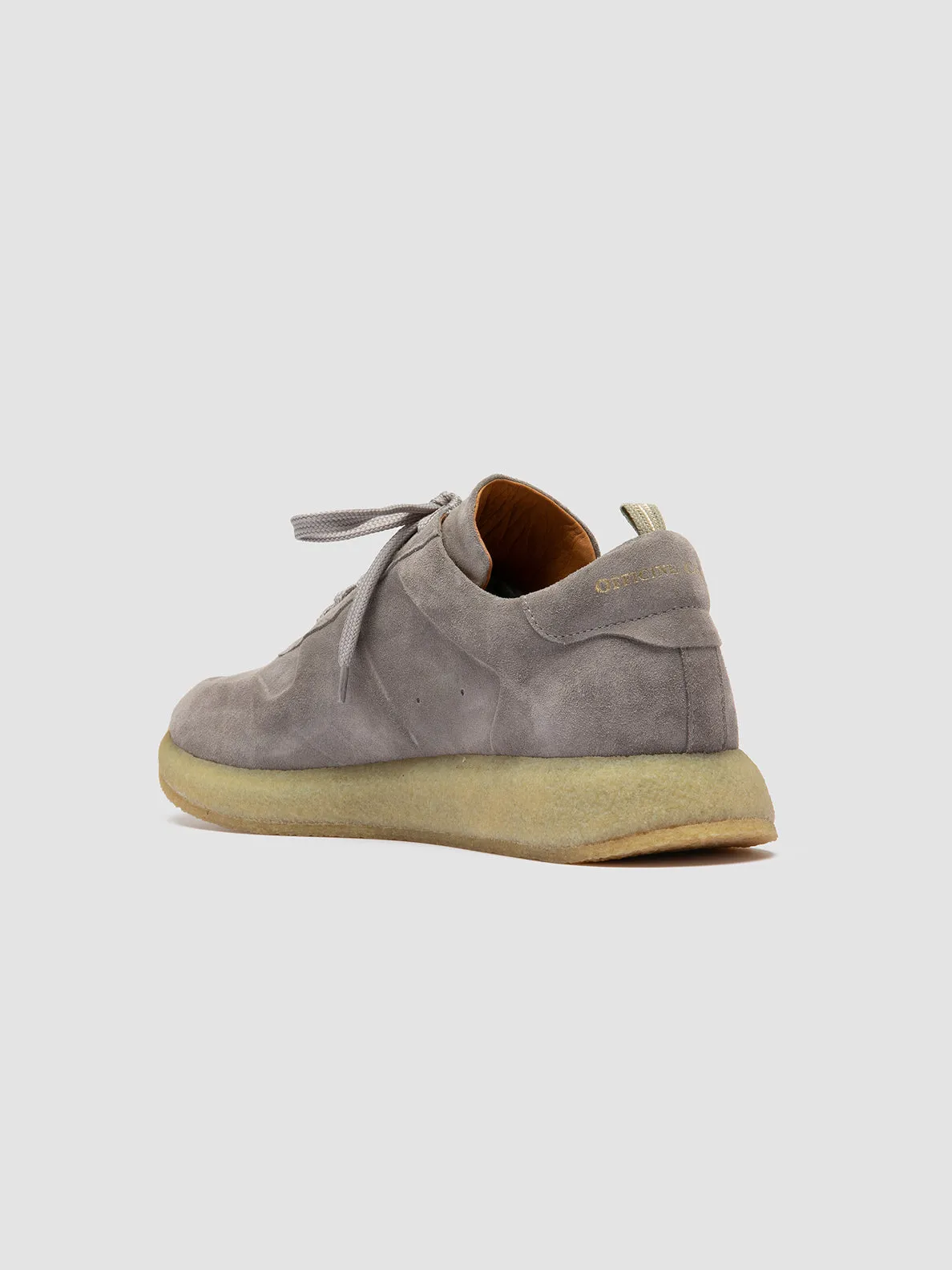 LEGEND 001 - Grey Suede Low Top Sneakers