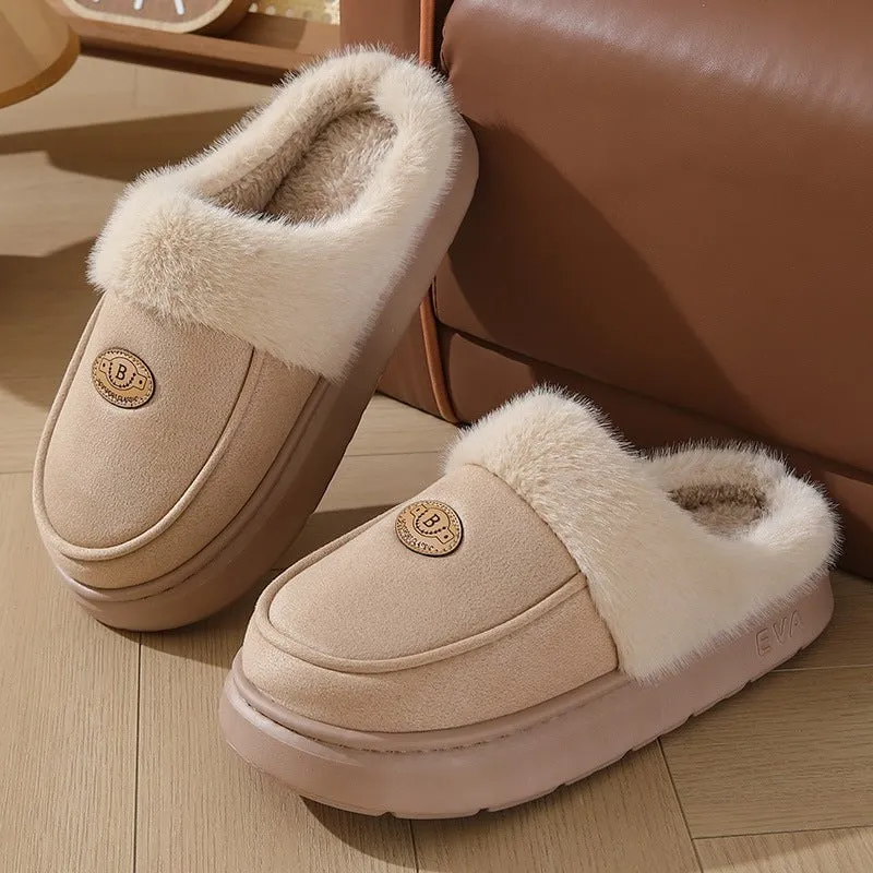 LovelyRLovely Men's Winter Plush Slippers