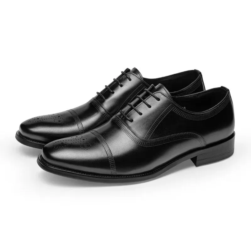 Luxury Leather Elegance Oxford Dress Shoes