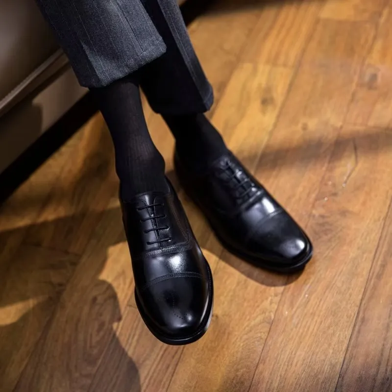 Luxury Leather Elegance Oxford Dress Shoes