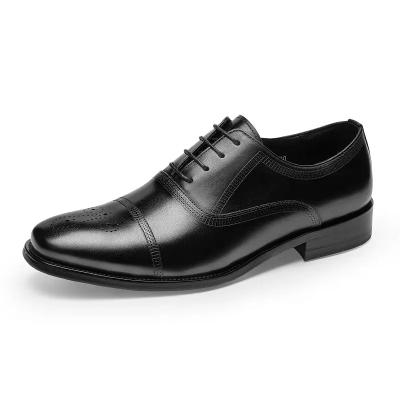 Luxury Leather Elegance Oxford Dress Shoes