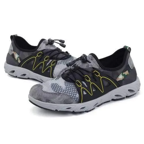 Men Comfy Breathable Mesh Outdoor Hiking Athletic Shoes