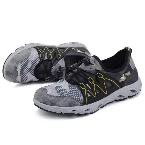 Men Comfy Breathable Mesh Outdoor Hiking Athletic Shoes