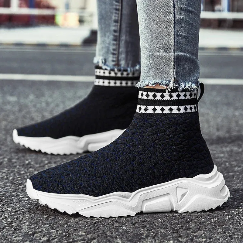 Men's and Women's Casual Shoes - Breathable Sock Sneakers - 798748