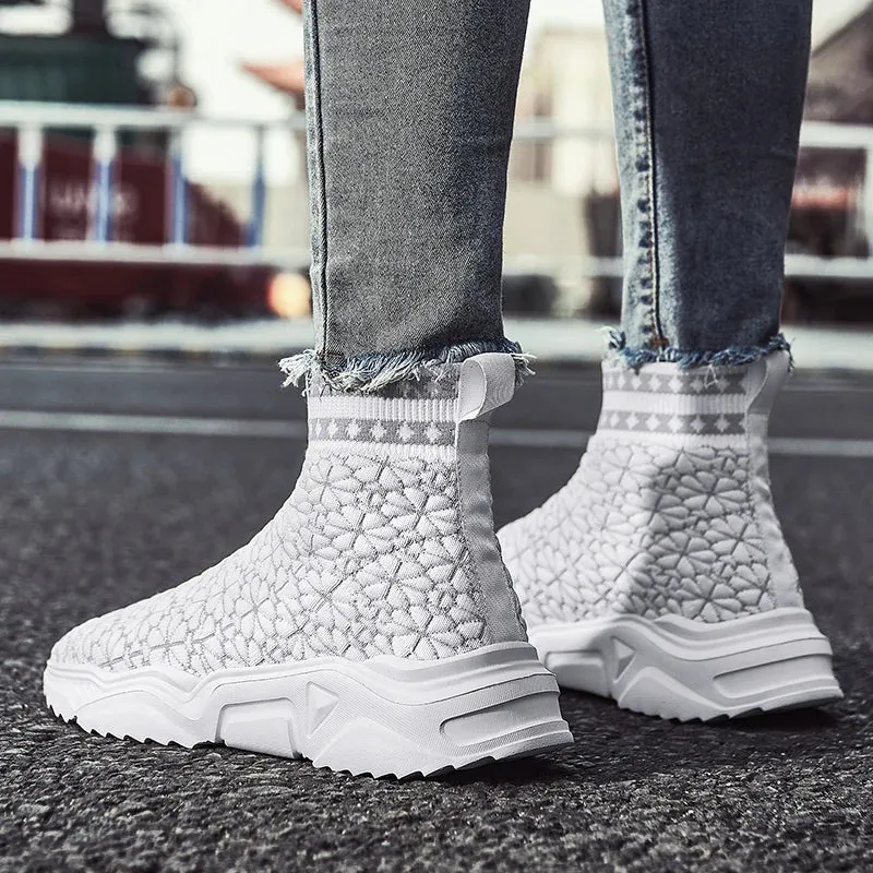 Men's and Women's Casual Shoes - Breathable Sock Sneakers - 798748