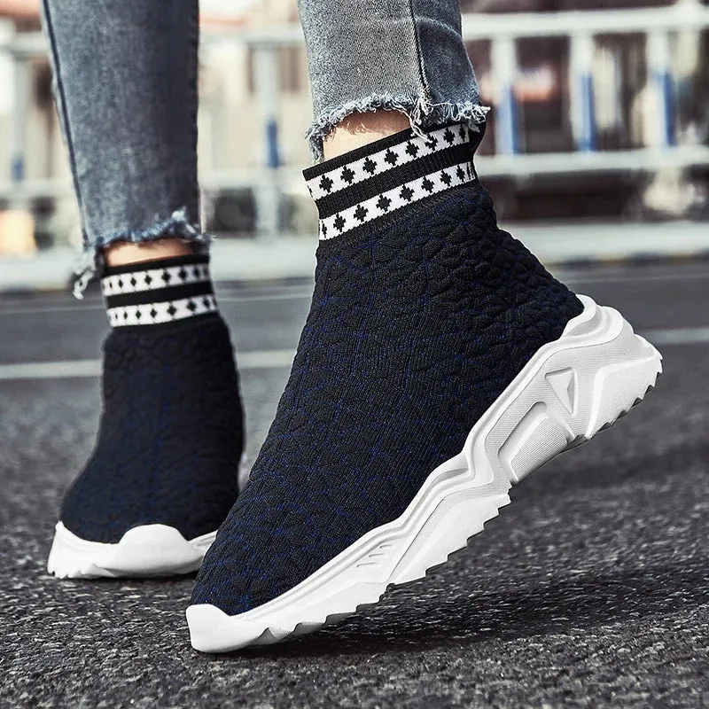 Men's and Women's Casual Shoes - Breathable Sock Sneakers - 798748