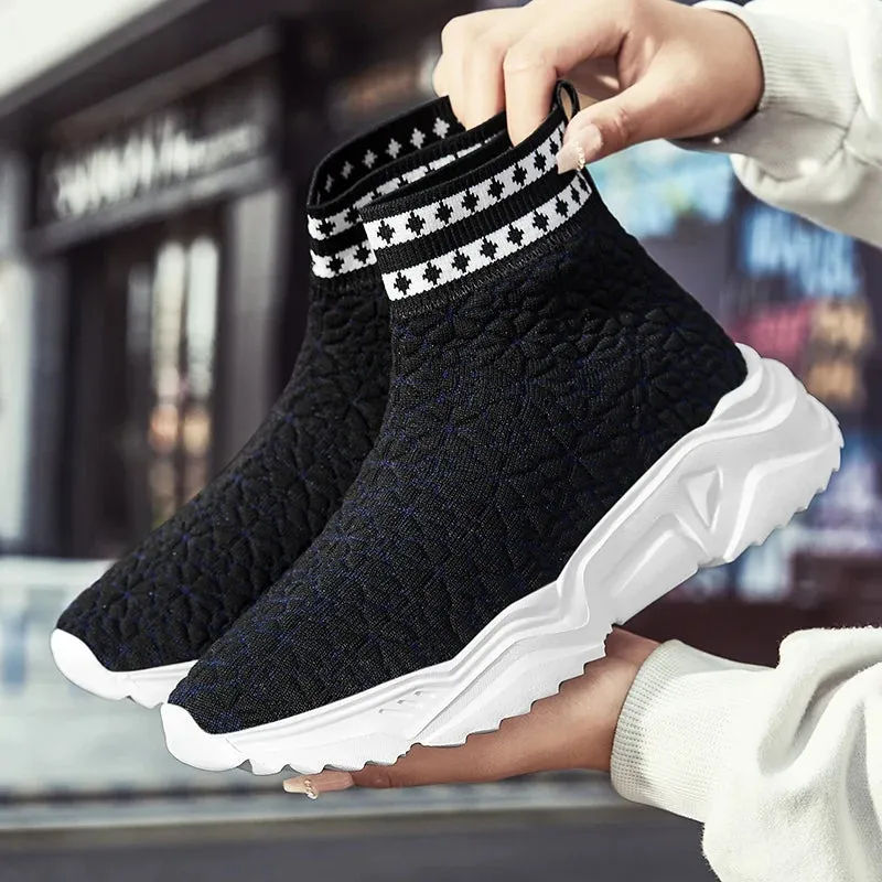 Men's and Women's Casual Shoes - Breathable Sock Sneakers - 798748