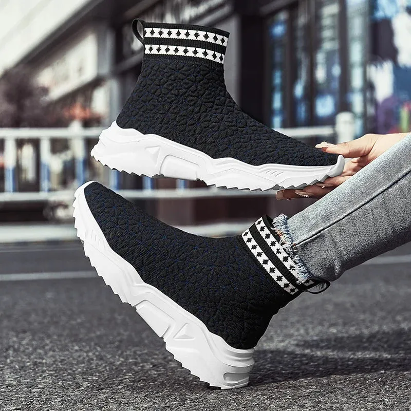 Men's and Women's Casual Shoes - Breathable Sock Sneakers - 798748