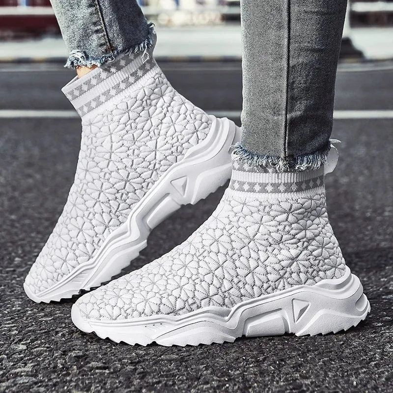 Men's and Women's Casual Shoes - Breathable Sock Sneakers - 798748