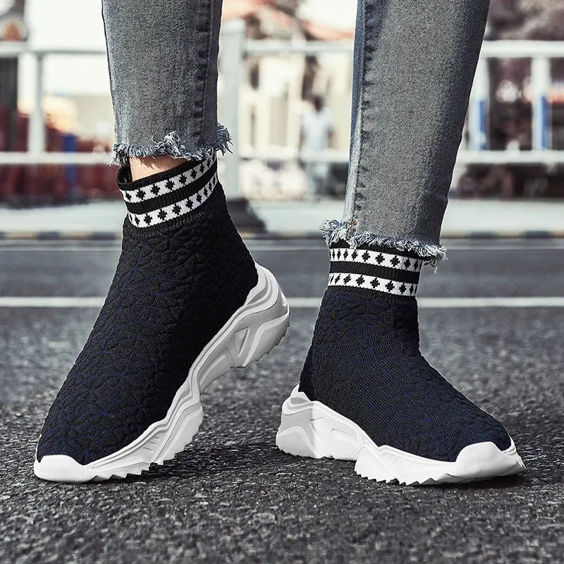 Men's and Women's Casual Shoes - Breathable Sock Sneakers - 798748