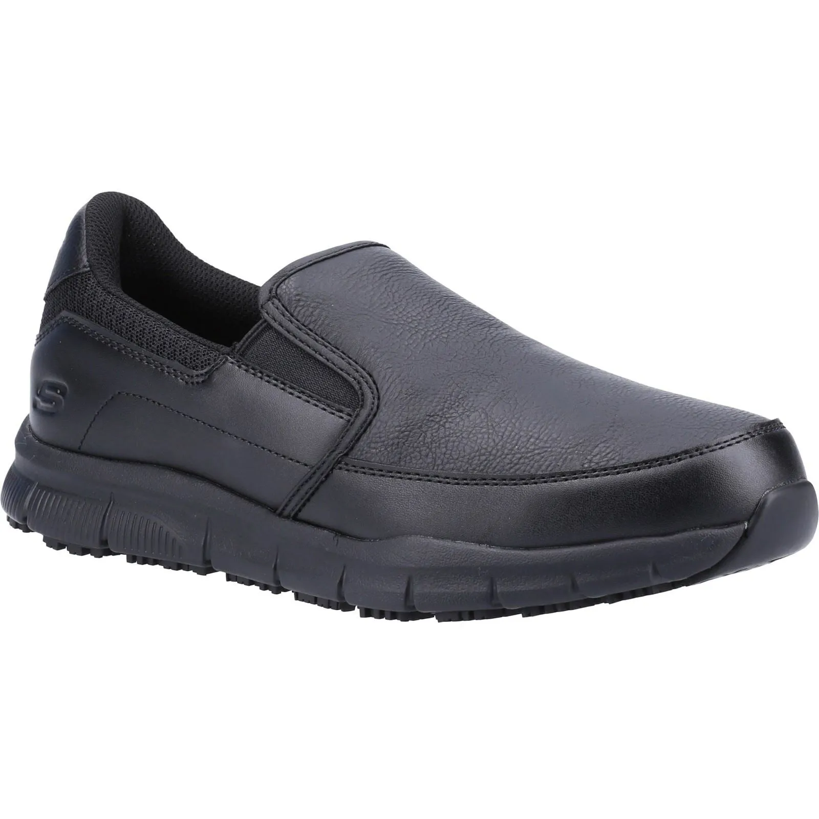 Men's Wide Fit Skechers Sk77236EC Nampa Annod Occupational Trainers