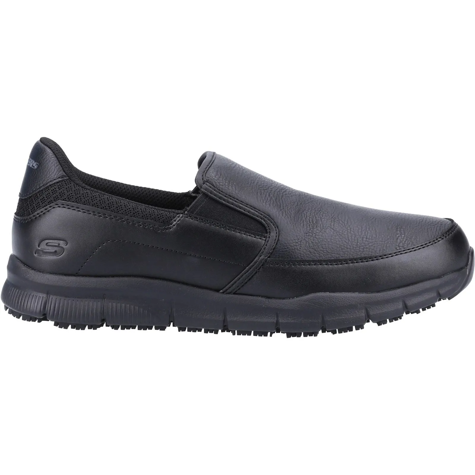 Men's Wide Fit Skechers Sk77236EC Nampa Annod Occupational Trainers