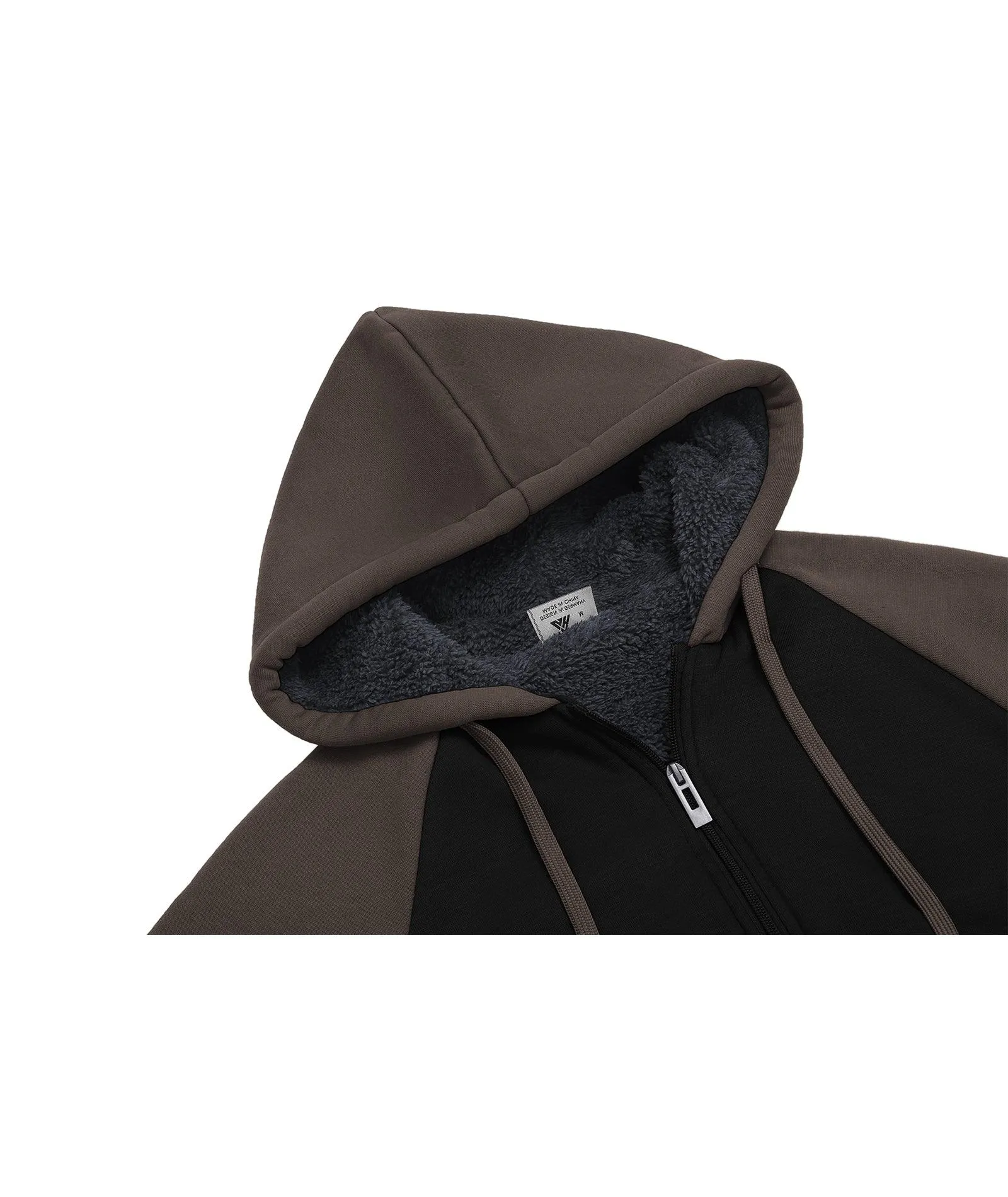 Men's Zip Up Fleece Lined Hoodie-ZPK006586