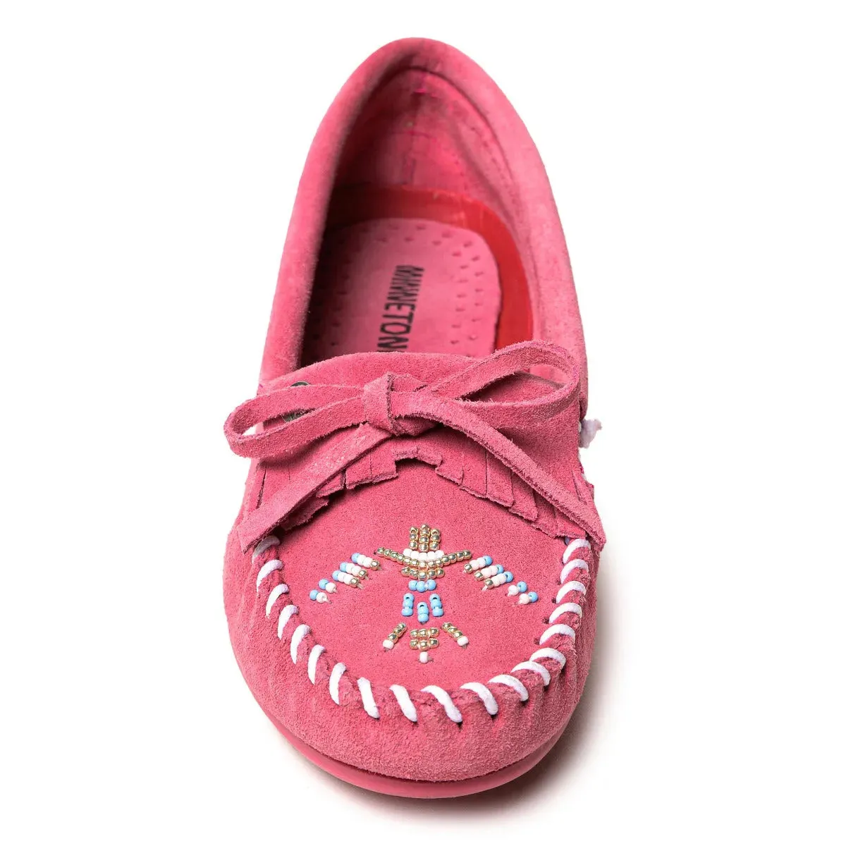 Minnetonka Thunderbird Animikii Hardsole Suede - Womens Moccasin