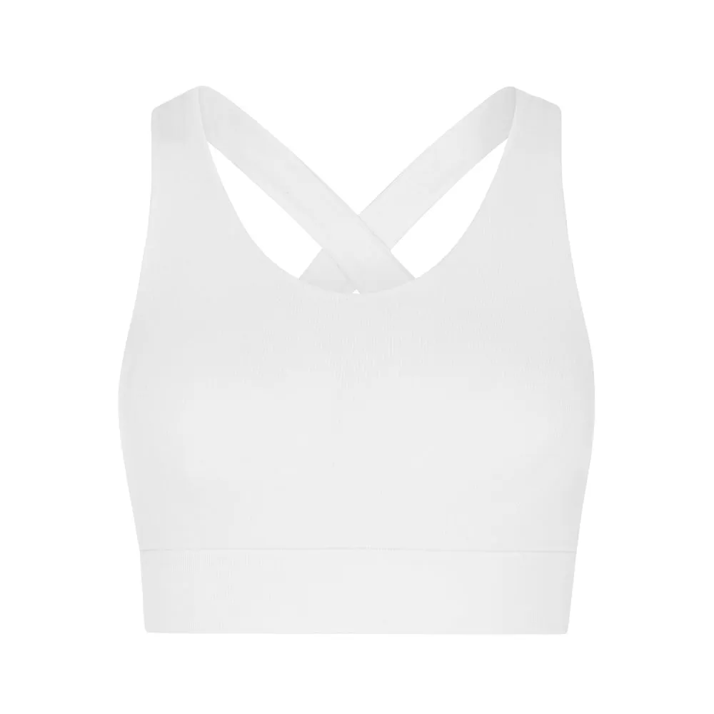 NAMASTE RIBBED SPORTS BRA