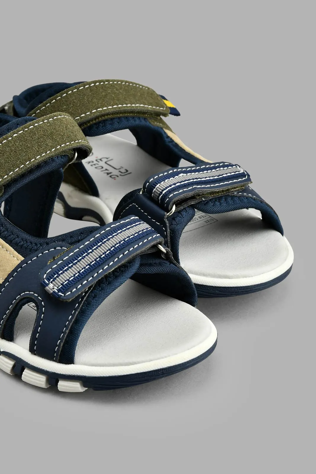 Navy And White Sporty Sandal