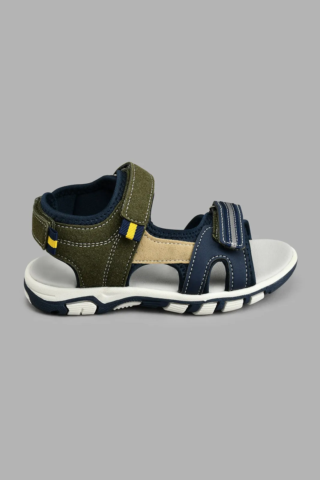 Navy And White Sporty Sandal