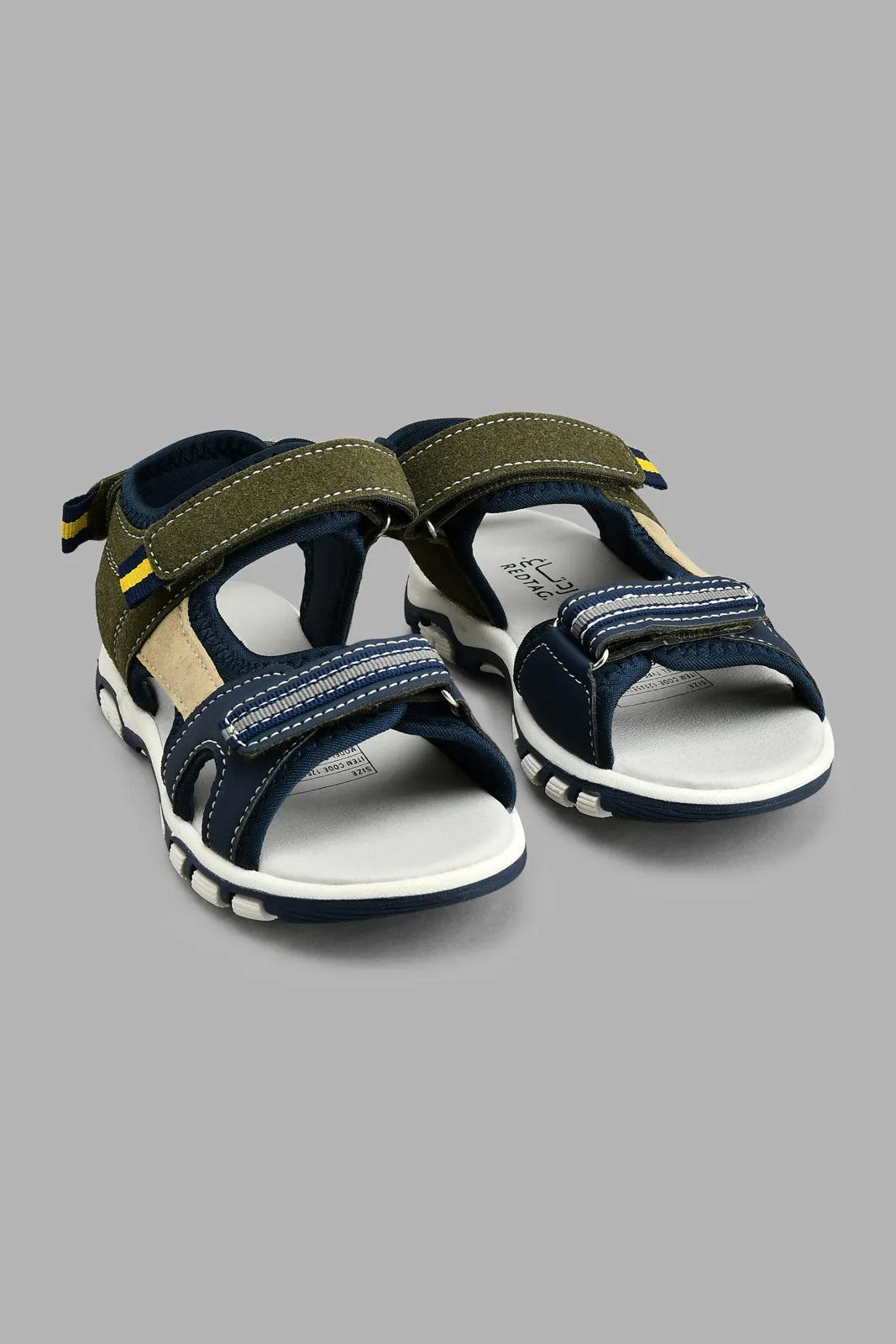 Navy And White Sporty Sandal