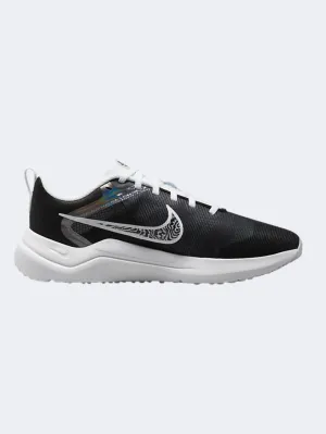 Nike Downshifter 12 Premium Women Running Shoes Black/White