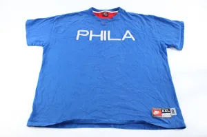 Nike Embroidered Logo Philadelphia 76ers T-Shirt