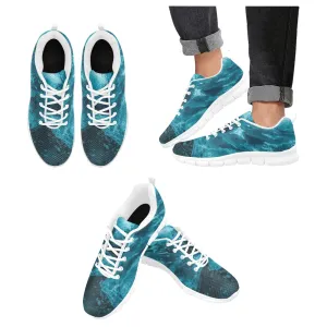 Ocean Blue Women's Breathable Running Shoes (Model 055)