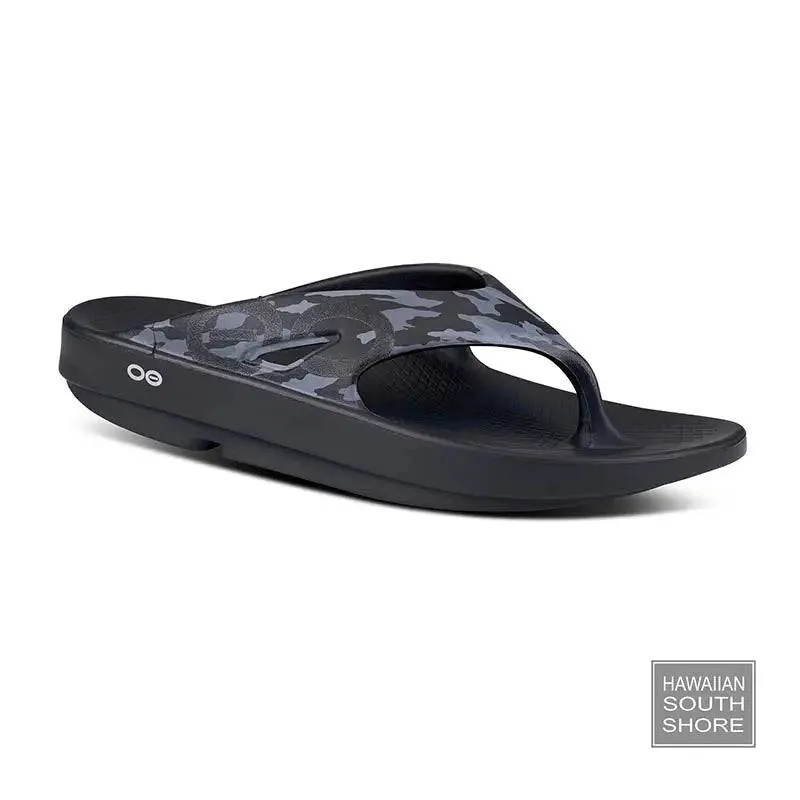 OOFOS Sandal Mens Black Camo