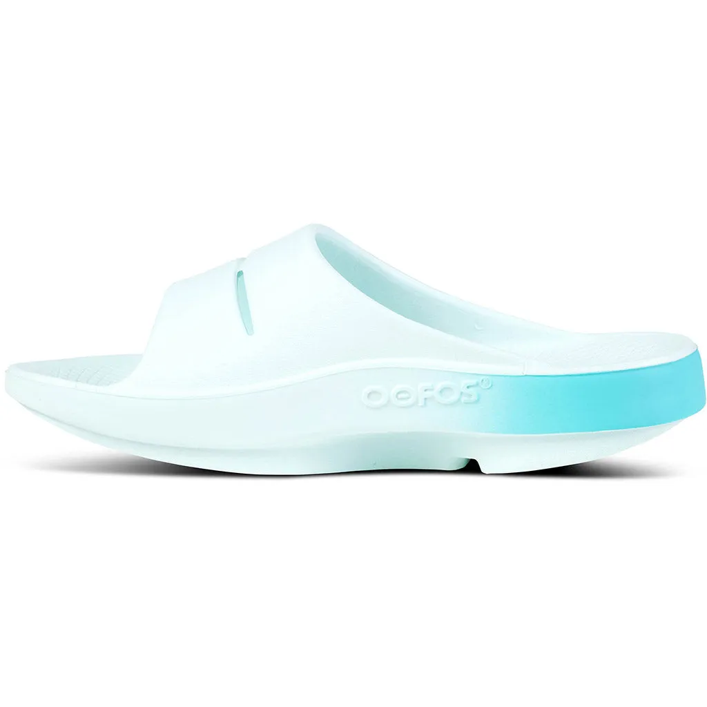 OOFOS Women's OOahh Sport Slide - Ice Fade