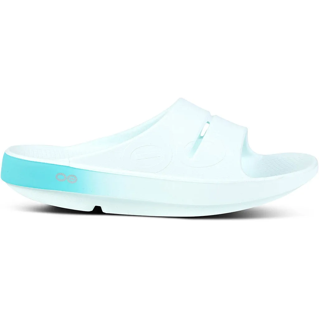 OOFOS Women's OOahh Sport Slide - Ice Fade