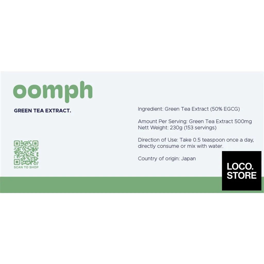 OOMPH Green Tea Extract 200g