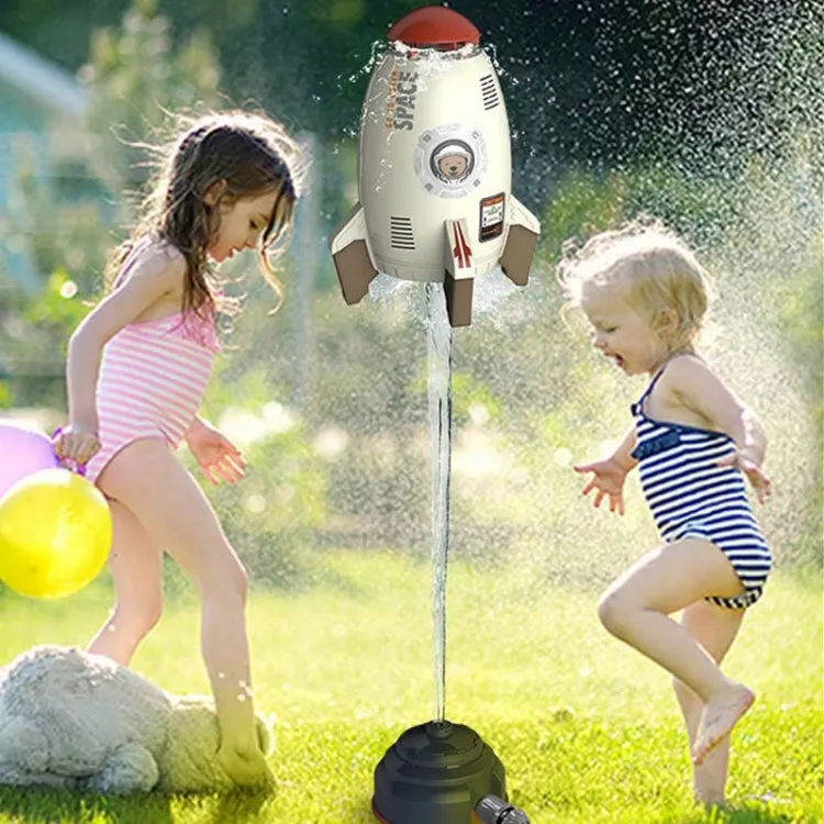 Outdoor Yard Sprinkler Rocket Toy With 3m Hose Undersea