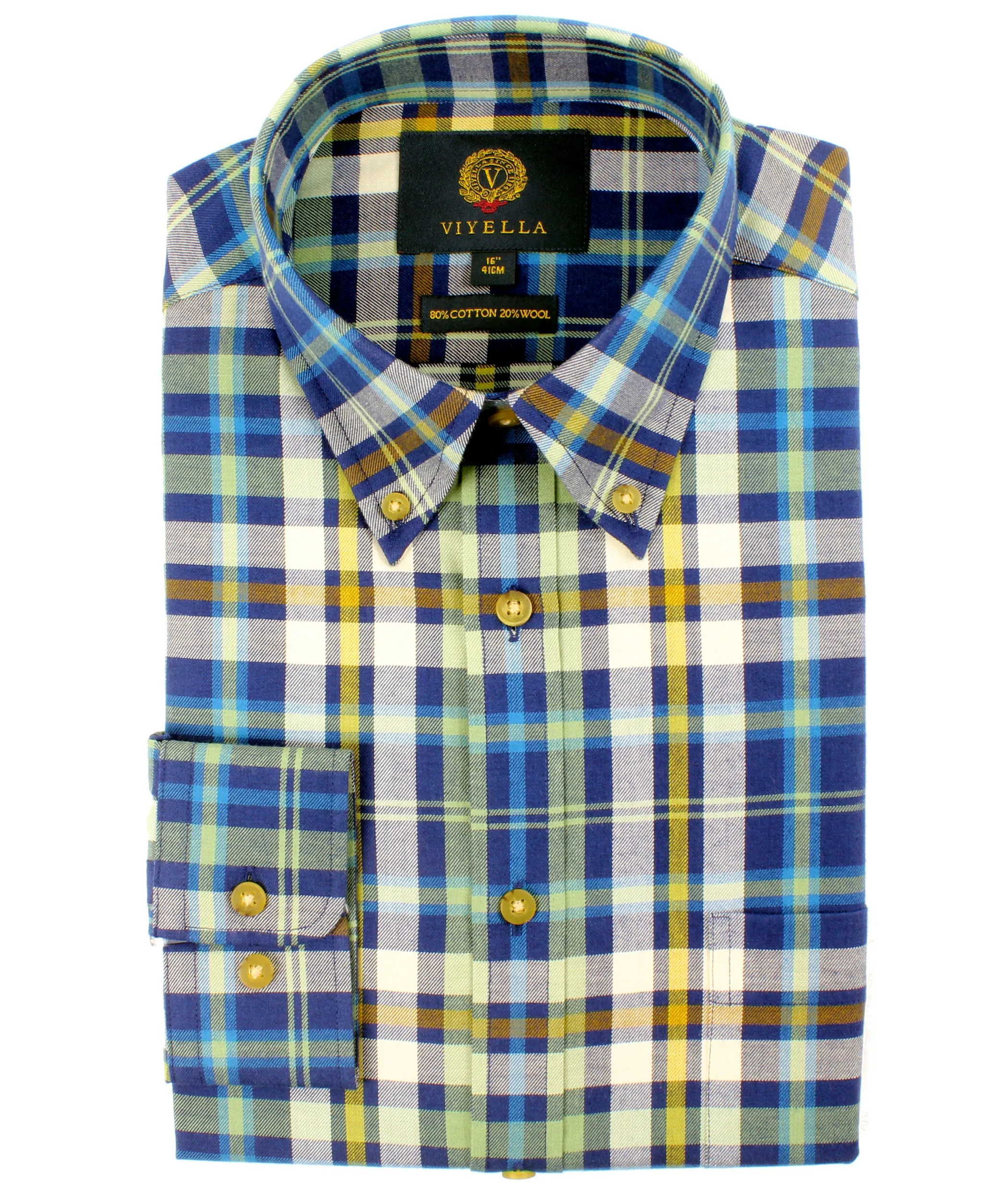 Plaid Shirt | 80% Cotton 20% Wool