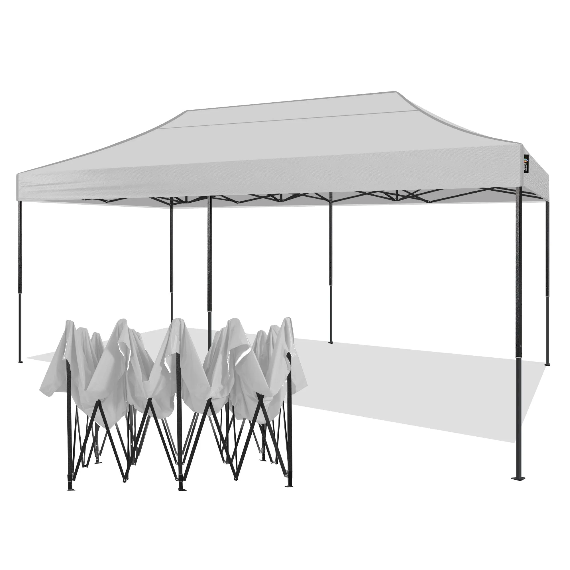 Portable 10x20 Outdoor Tent, Heavy duty Commercial 10x20 Canopy Classic Colors