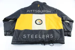 Pro Player Embroidered Logo Pittsburgh Steelers Zip Up Jacket