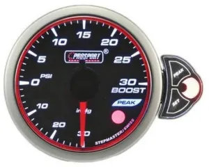 Prosport Boost Gauge Electric W/ Sender, Amber 52mm