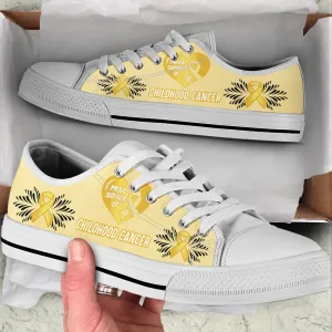 Proud Survivor Of Childhood Cancer Low Top Shoes, Best Canvas Shoes, Low Top Sneaker