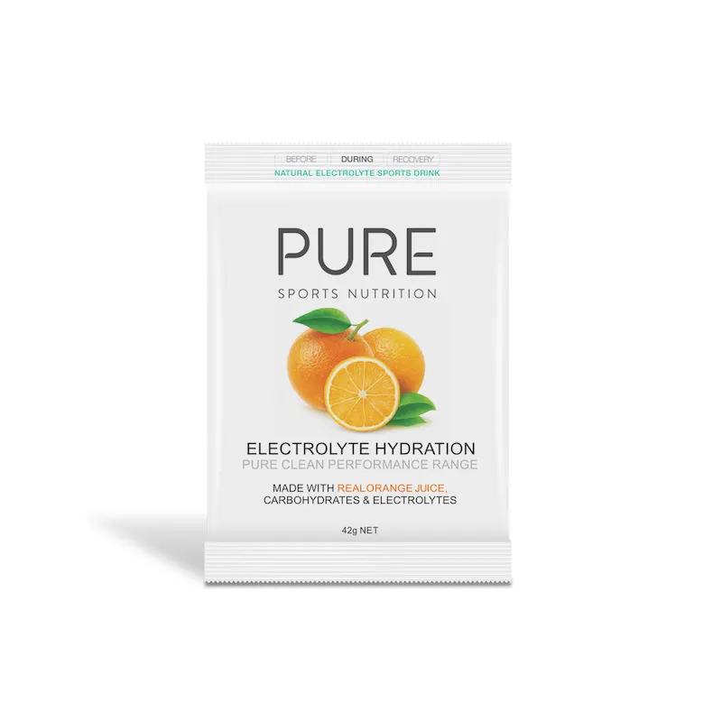 Pure Sports Nutrition Electrolyte Sachet 42g - Orange