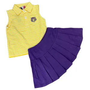 Purple Tigers Skort Set