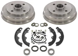 Rear Drums Brake Shoes Spring Kit Seals Bearings for Toyota Tercel No Abs 96-98