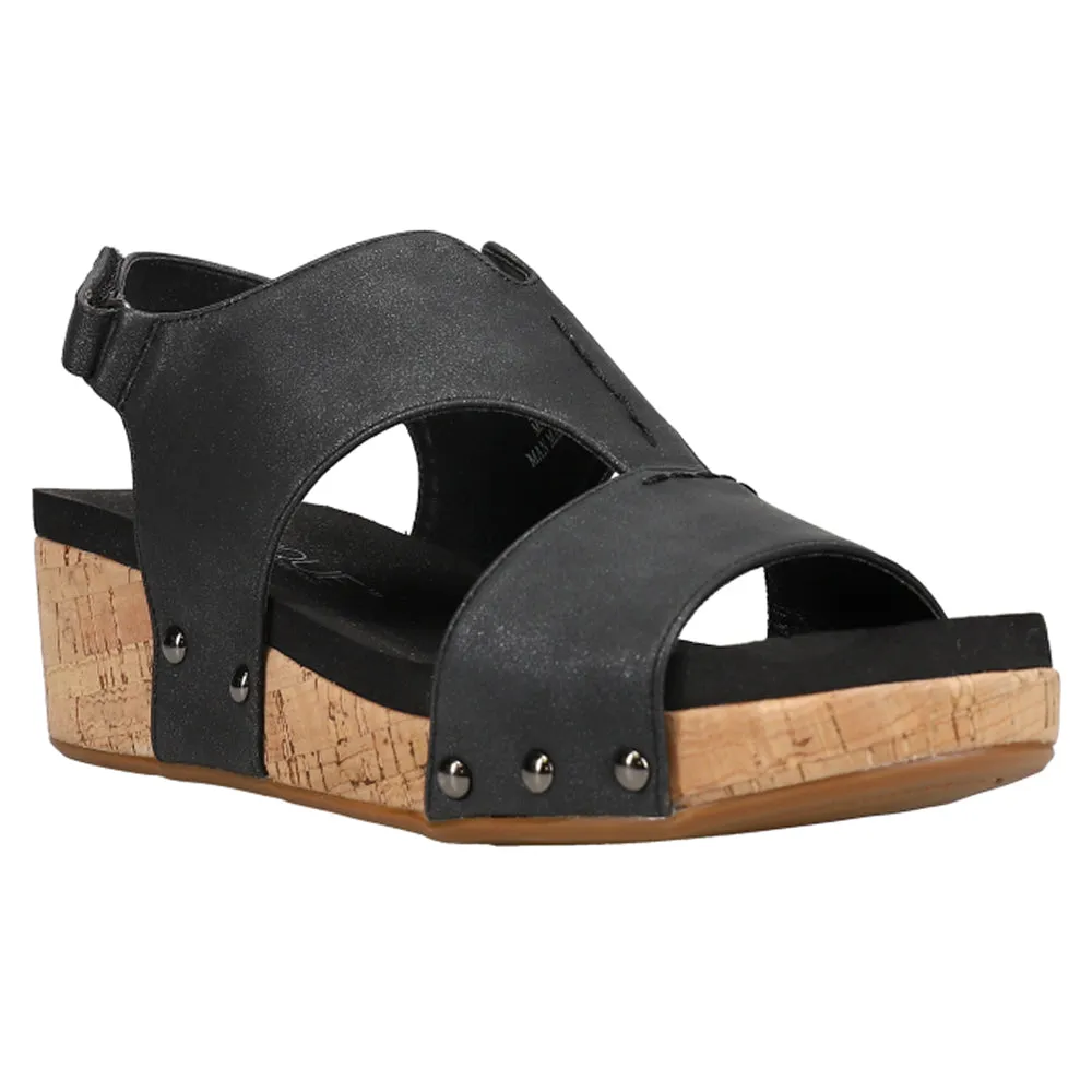 Refreshing Studded Wedge Sandals