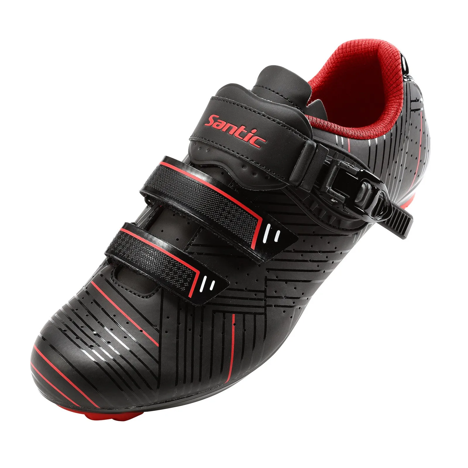 Santic Roadway Black Men & Women Road Cycling Shoes