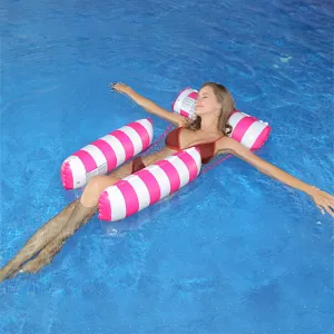 Single PVC Inflatable Hammock Portable Swimming Pool Float