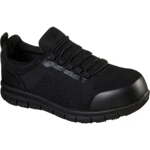 Skechers Workwear Synergy Omat Safety Trainer S1 Black